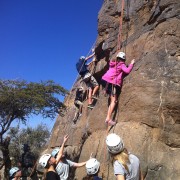 Rock climbing